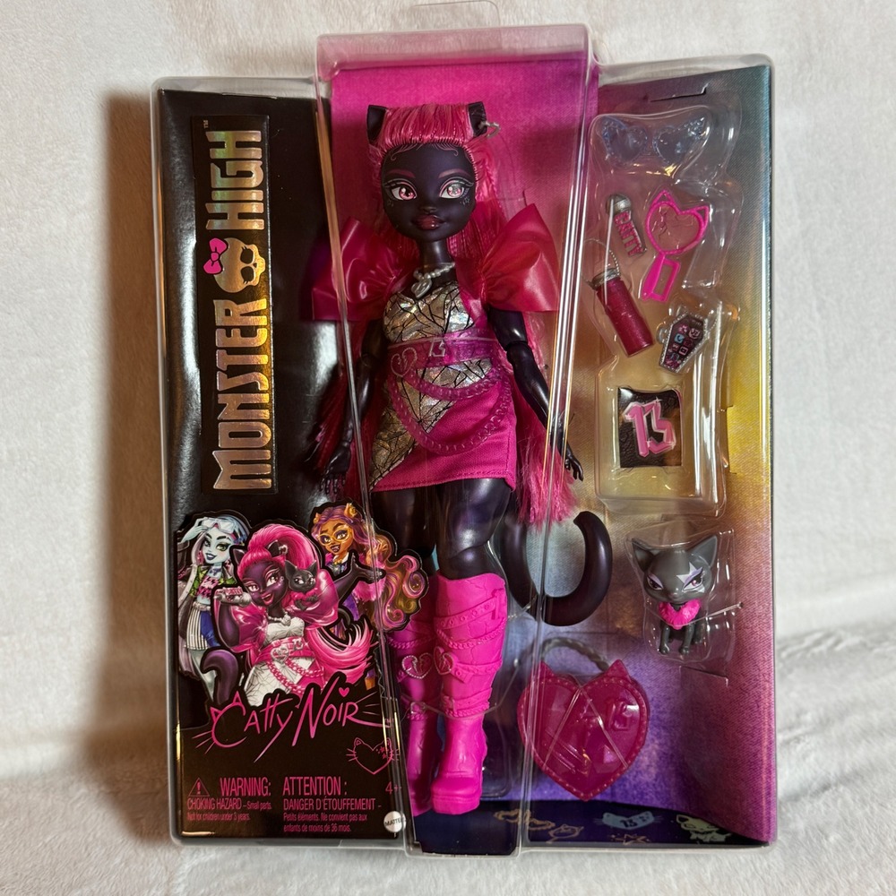 Monster High Catty Noir Doll G3 Mattel 2024 New Factory Sealed Monster High NEW
